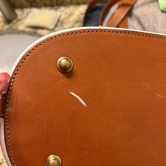 Dooney & Bourke Cream and Tan Tote - Picture 8 of 12